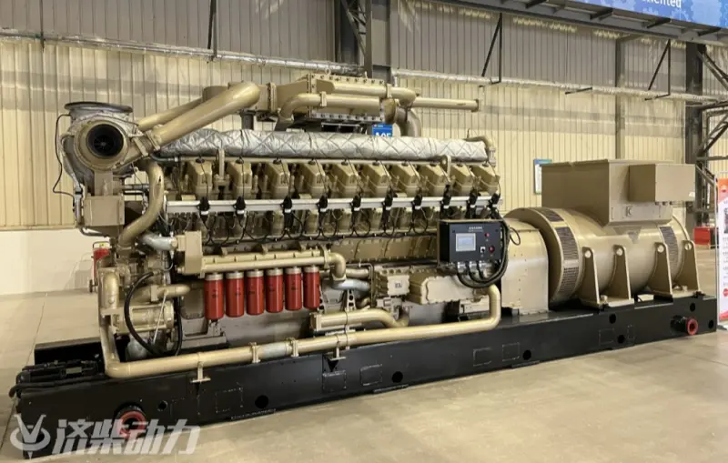 Electric efficiency is 42%! The company's 200 series gas generator set has achieved a major breakthrough!!